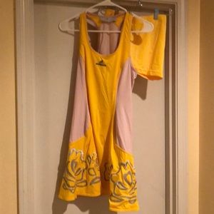 Tennis dress and shorts and never been worn